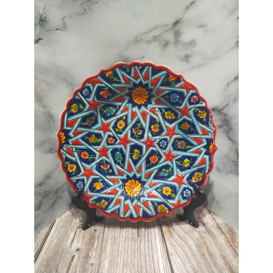 Turkısh Ceramıc Plate,18 cm