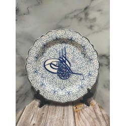 Turkısh Tugra Ceramıc plate,18 cm
