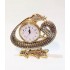 Tulip design with clock & Asma Husna gold Large (Handmade)